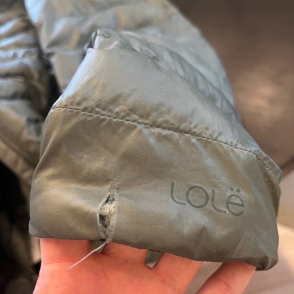 Lolë Women’s Teal Zip Up Light Puffer Quilted Jacket Size Medium - Picture 11 of 11